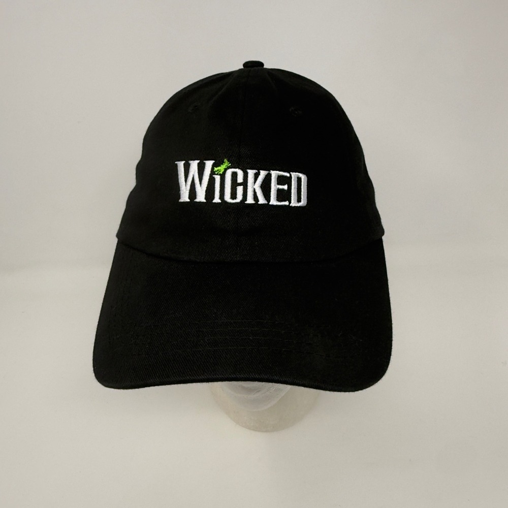 Wicked the Musical Broadway Baseball Cap Black Cotton Adjustable Flying Monkey